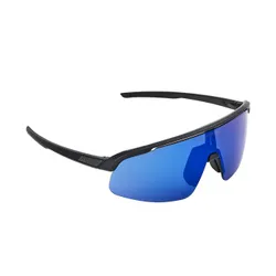 Okulary przeciwsłoneczne Alpina Turbo Pro S Q-Lite black matt/ blue mirror