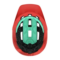 Kask rowerowy LAZER Coyote KinetiCore Czerwony mat MTB (rozmiar M)
