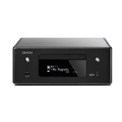 Wieża Denon CEOL N10 (RCD-N10 + SC-N10) 120W Wi-Fi Bluetooth Radio FM, Internetowe Czarny