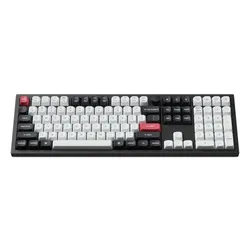 Klawiatura KEYCHRON Q6 HE Wireless Switch Gateron Double-Rail Magnetic Nebula Czarno-biało-czerwony