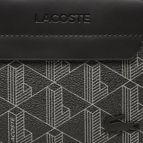 Geantă De Corp Lacoste Nh4131lx Monogram Noir Gris H45 Rucsac