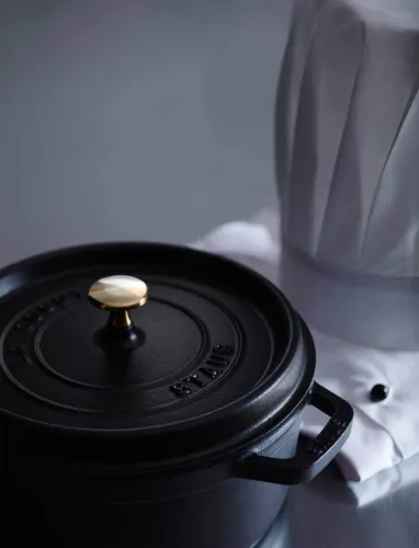 STAUB La Cocotte 1,2 l - garnek żeliwny z pokrywką