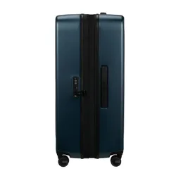 Walizka duża poszerzana Samsonite Fyrm EXP - steel blue