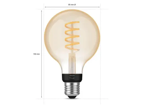 Żarówka LED Philips Hue White Ambiance Filament Globe E27 1 szt.