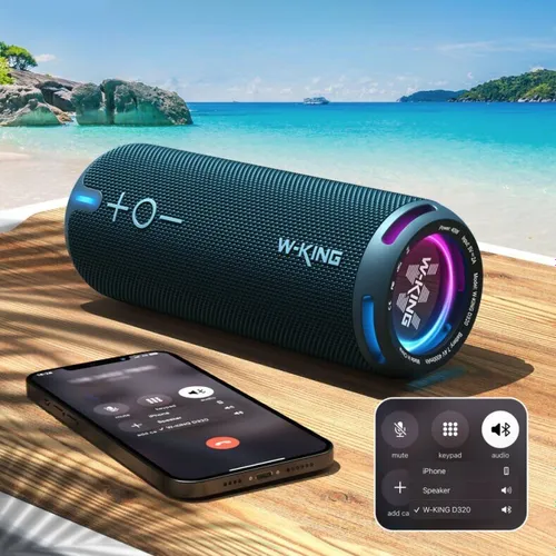 Głośnik mobilny W-KING D320 Niebieski