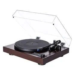 Gramofon DUAL CS 618Q Orzech, Automatyczny,Napęd bezpośredni,PrędkośĆ odtw. 33,45,78 obr./min,Przedwzmacniacz