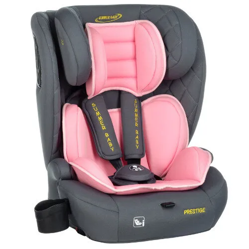 Fotelik samochodowy czarny PRESTIGE ISOFIX 15-36 kg i-Size 76-150 cm Summer Baby