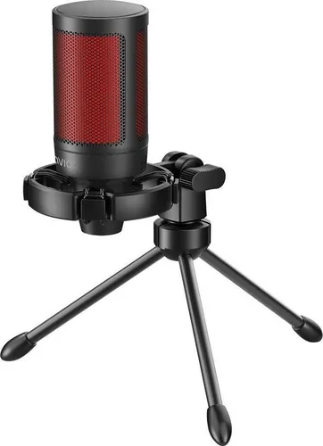 Savio SAVİO oyun Mikrofonu, SONAR PRO 01 ışıklı tripod, USB, darbeye dayanıklı sepet