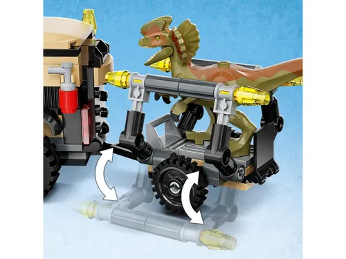 LEGO Jurassic World 76951 piroraptor ve dilophosaurus'un nakliyesi