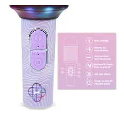 Mikrofon z głośnikiem Bluetooth OTL Technologies Kpop Demon Hunter 5W Fioletowy
