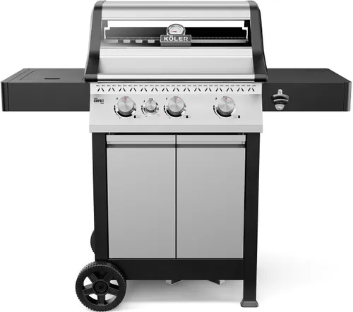 Grill gazowy KOLER Krone Compact Srebrny 15.5 kW 60 x 46 cm