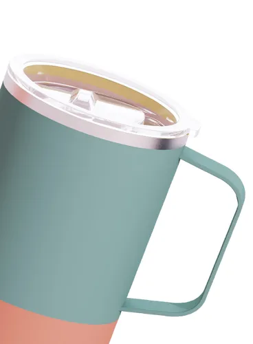 Kubek termiczny ceramiczny Asobu Tower - pastel green