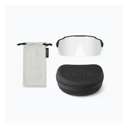 Okulary przeciwsłoneczne Smith Shift Split MAG black/chromapop red mirror/clear