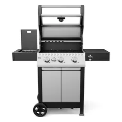 Grill gazowy KOLER Krone Compact Srebrny 15.5 kW 60 x 46 cm