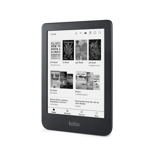 Czytnik E-booków Kobo Clara 2E - 6" - 16GB - WiFi - Bluetooth - czarno-niebieski