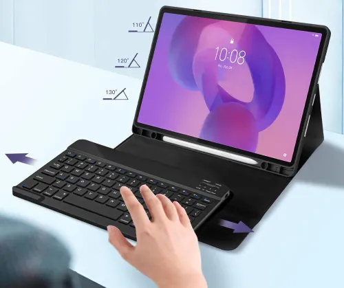 Etui na Lenovo Idea Tab Plus 12.1 TB-361 TECH-PROTECT SC Pen Czarny + Klawiatura