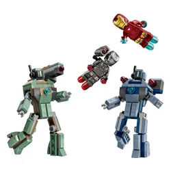 LEGO Marvel 76320 Iron Man i War Machine kontra drony Hammera
