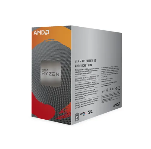 AMD Ryzen 5 3600 Wraith Stealth Procesor - 6 rdzeni 3.6 GHz - AMD AM4 - AMD Processor w pudełku (PIB)