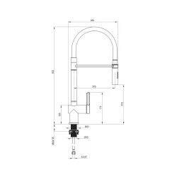 Bateria Deante Magnetic BRM_C72M Brąz/Czarny