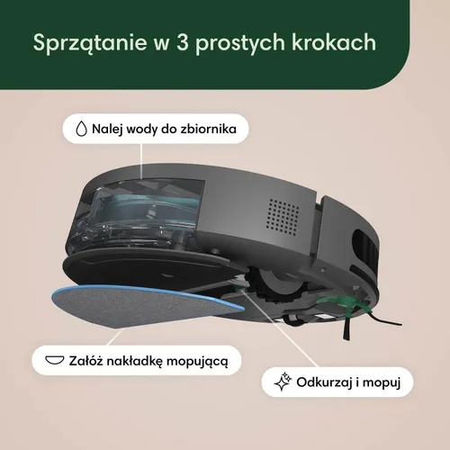 Робот-пылесос iRobot Roomba Combo Essential 68dB