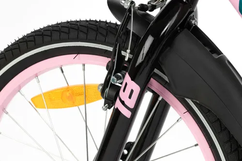 Rower dziecięcy KARBON Jazz 18 cali dla dziewczynki Różowy