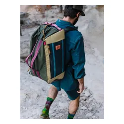 Сумка / рюкзак Topo Designs Mountain Duffel 40-geode green / sea pine