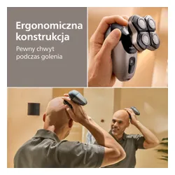 Golarka do głowy PHILIPS Head Pro Seria 7000 HS7980/15 Na mokro i sucho