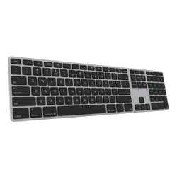Klawiatura Matias FK318 przewodowa 100% (full-size) podświetlana szara