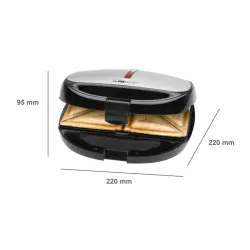 Opiekacz Clatronic ST/WA 3670 Trójkąty Gofry Panini 800W