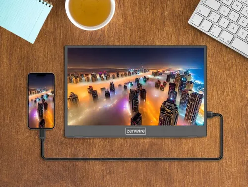 Monitor ZENWIRE M8 14" 1920x1080px IPS