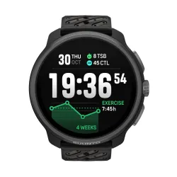 Zegarek sportowy Suunto Race 2 Titanium Black 49mm GPS Czarny-tytanowy