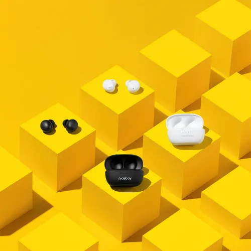 Słuchawki dokanałowe NICEBOY Podsie 4 Pop Czarny