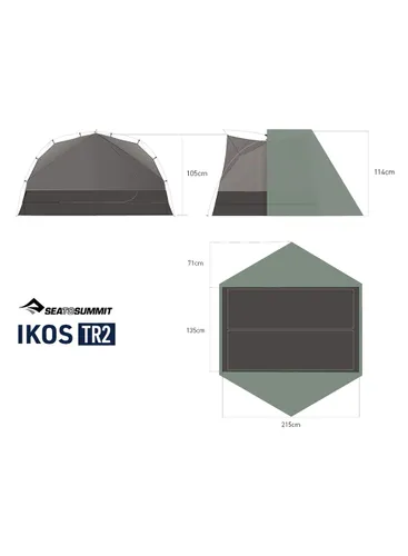 Namiot turystyczny 2-osobowy Sea To Summit Ikos TR2