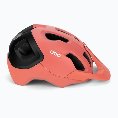 Kask rowerowy POC Axion Race MIPS ammolite coral/uranium black matt