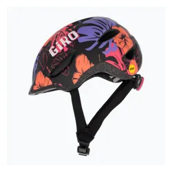 Kask rowerowy dziecięcy Giro Scamp Integrated Mips Jr matte black floral