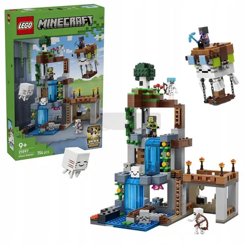 LEGO Minecraft 21597 Stacja Ghasta, zestaw klocków 9+