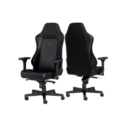 Fotel Noblechairs HERO Black Blue Gamingowy do 150kg Skóra ECO Czarno-niebieski