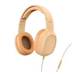 Słuchawki przewodowe Hama Fun C Nauszne Mikrofon USB-C Pomarańczowy