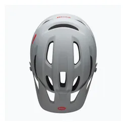 Kask rowerowy Bell 4Forty matte gloss gray/crimson