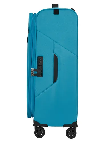 Средний расширяемый чемодан Samsonite Litebeam-ocean blue