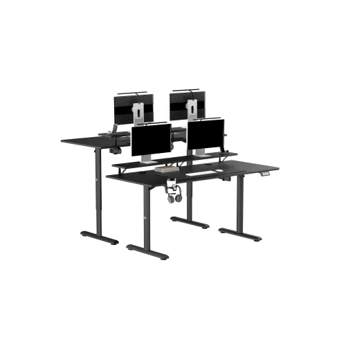 Biurko Ultradesk HIGHLANDER XXL 160cm Regulacja wysokości Czarny