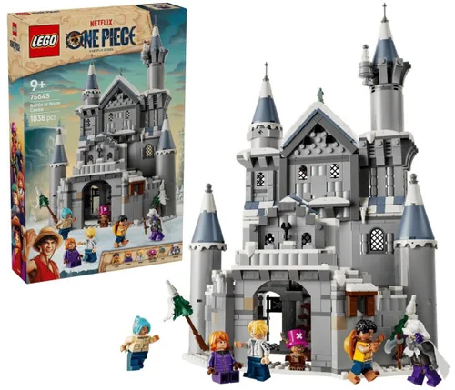 LEGO 75645 ONE PIECE: Битва у замка Драм, набор кубиков 9+
