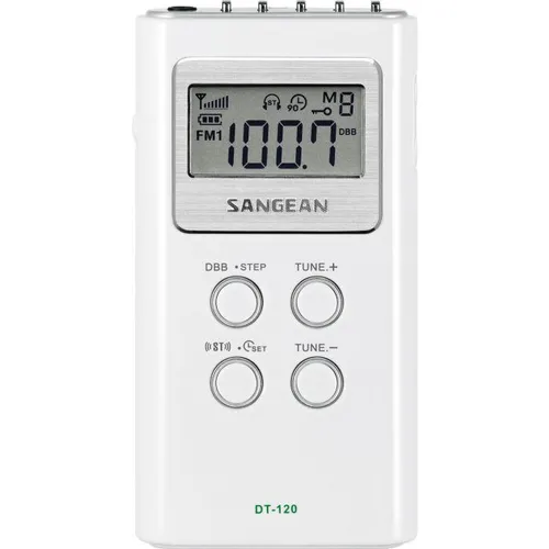 Radioodbiornik Sangean POCKET 120 DT-120 Radio FM Biały