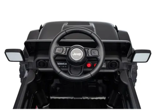 Auto Na Akumulator Jeep Rubicon 2X200W 24V Eva Skóra LED Pilot Radio MP3
