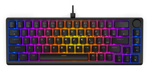 Klawiatura mechaniczna Krux Atax 65% Pro RGB - Outemu Red