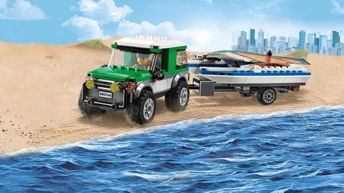 Конструктор Lego City родстер 4x4 с катамараном (60149)