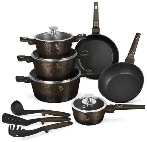 Zestaw garnków BERLINGER HAUS Primal Gloss BH-8244 (15 elementów)