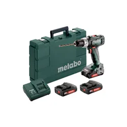 Metabo BS 18 L 3x2 tornavida matkabı. 0Ah