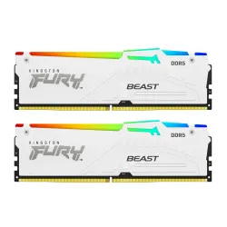 Pamięć RAM Kingston FURY Beast RGB DDR5 32GB (2 x 16GB) 6000 CL36 Biały