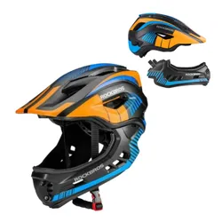 Kask rowerowy dziecięcy, Szczękowy, na rower, hulajnogę, ROCKBROS, M